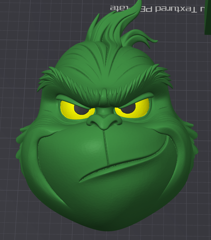 Miniatura 2 do modelo 3D Grinch Wall Decor