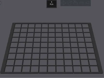 Gridfinity Drawers for Husky Tool Cart (46"x18")