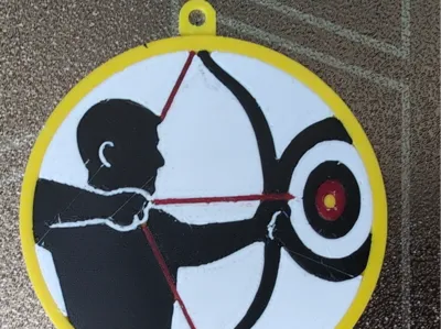 Archer Keychain / Medallion