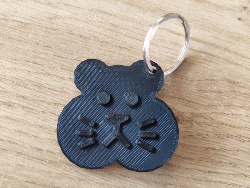 Hamster Keychain