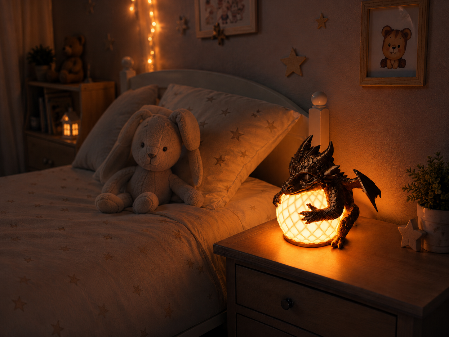 Dragon Night Light – Cozy Bedside Lamp 