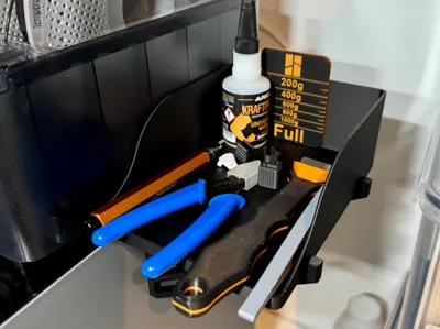 AMS 2 Pro Side Shelf, Gridfinity, customizable