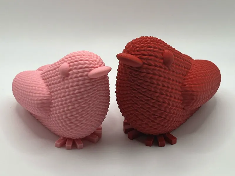 Cute Knitted Bird