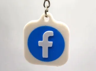 NFC Tag Schlüsselanhänger Facebook