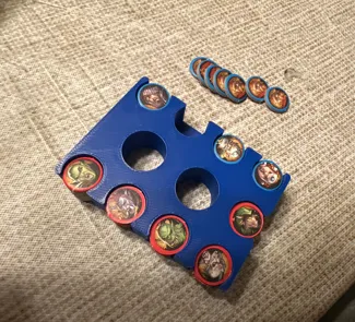 World of Warcraft The Boardgame Hero Token Caddy