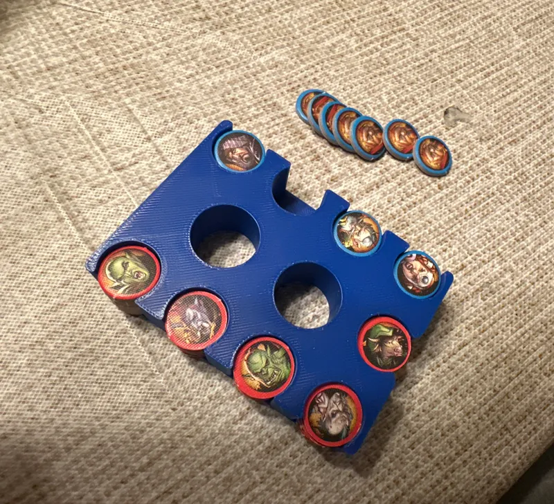 World of Warcraft The Boardgame Hero Token Caddy