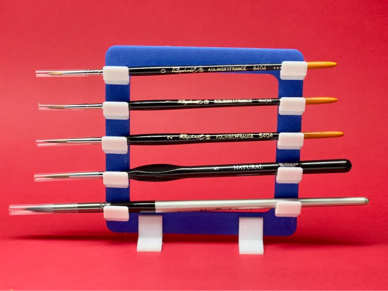 Paint Brush Angled Holder | Stand | Dryer rev. 1.5