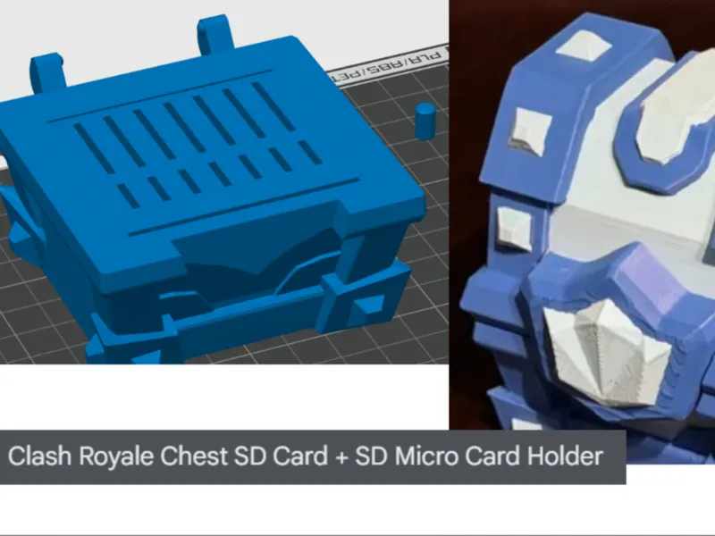 Clash Royale Chest SD Card + SD Micro Card Holder