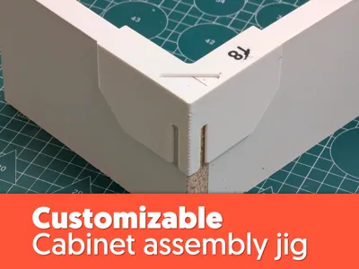 Customizable cabinet assembly jig
