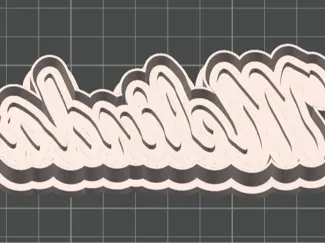 Name Cookie cutter (Melinda)