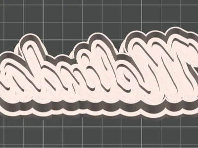 Name Cookie cutter (Melinda)