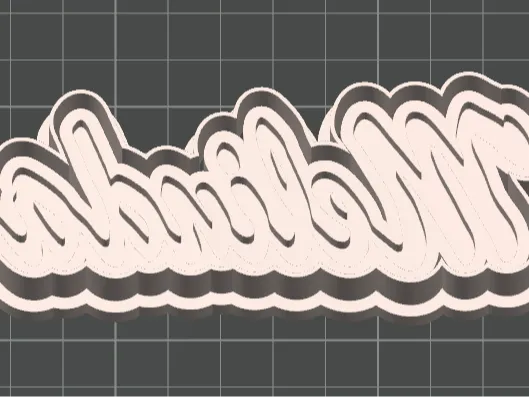 Name Cookie cutter (Melinda)