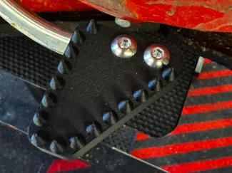 Enduro Bremshebel Fußablage