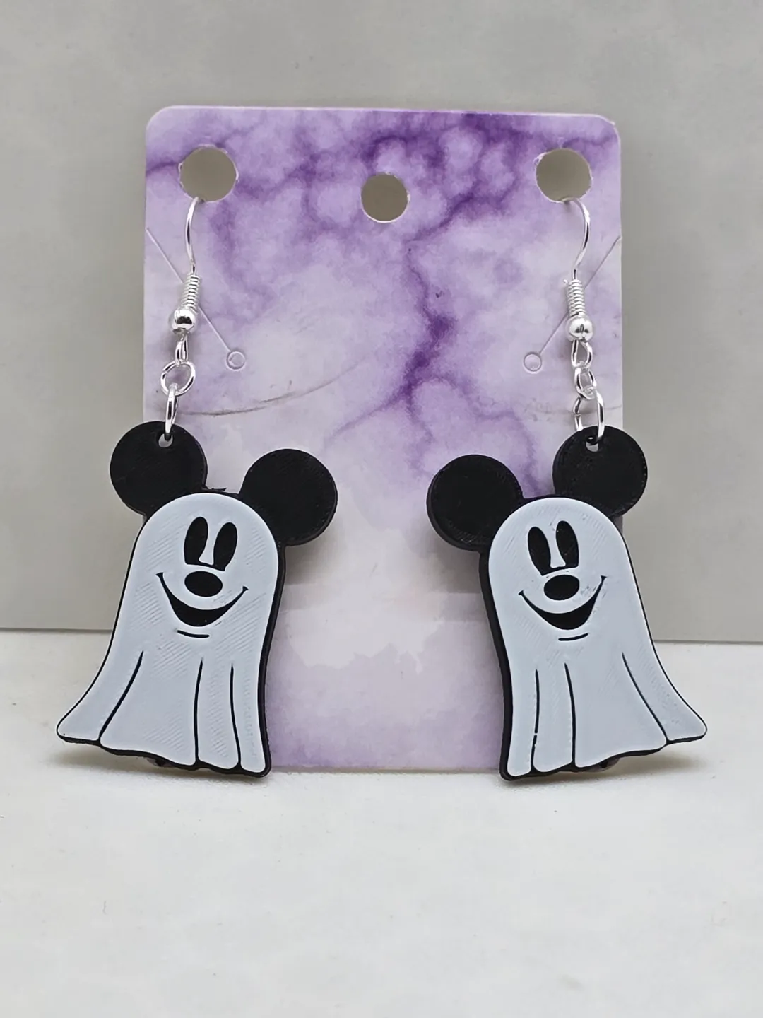 Mickey Ghost Earrings view 2
