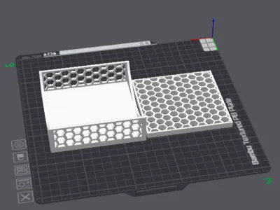 HEX Coasters with Holder