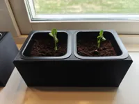 Hållare för 2st 8x8cm krukor 10% infill