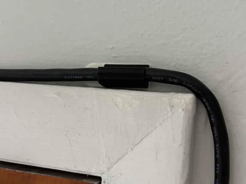 Discreet Extension Cord Holder