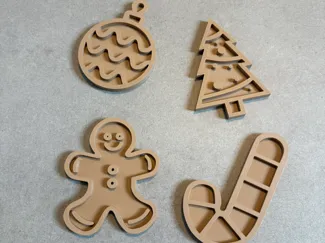 Sensory Fill Molds – Christmas