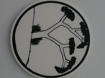 tree cup coaster