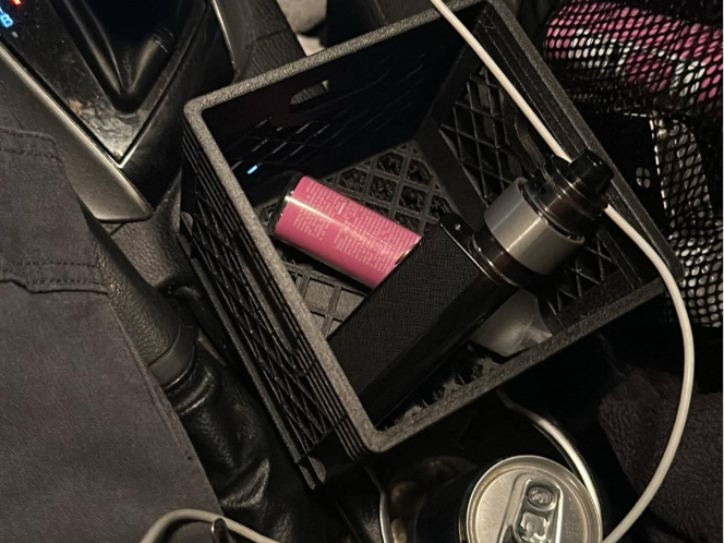 1/2 Gallon Milk Crate Cup Holder