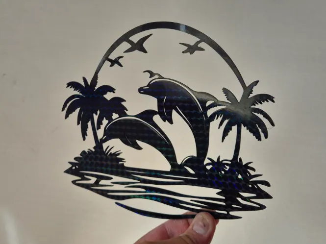 Tropical Dolphin Wall Art Wall Deco