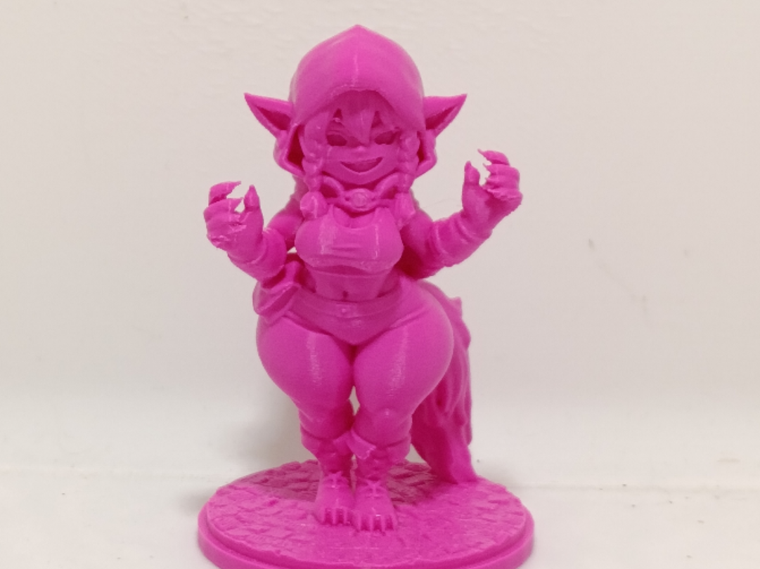 supportless werewolf goblin girl