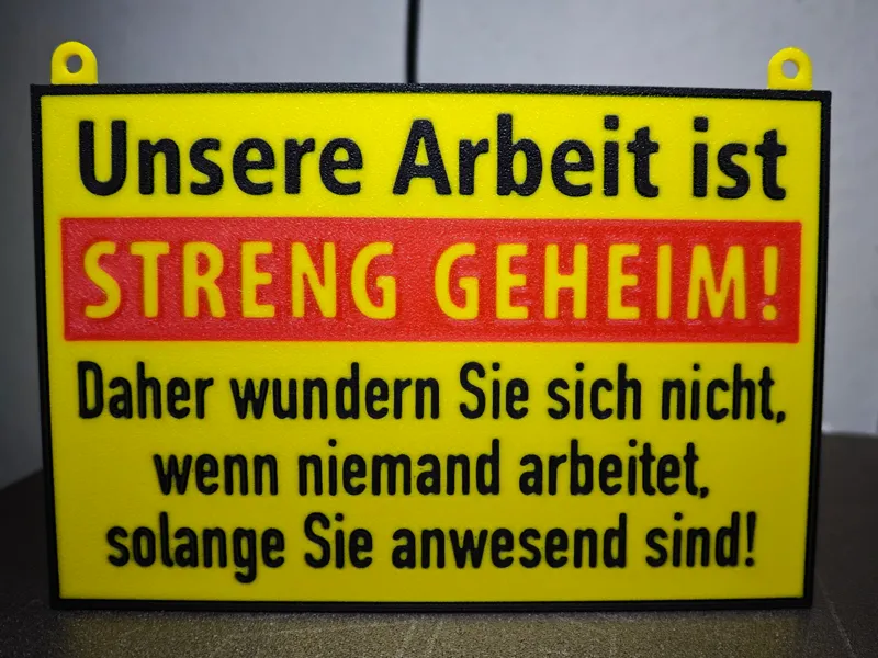 Arbeit ist geheim