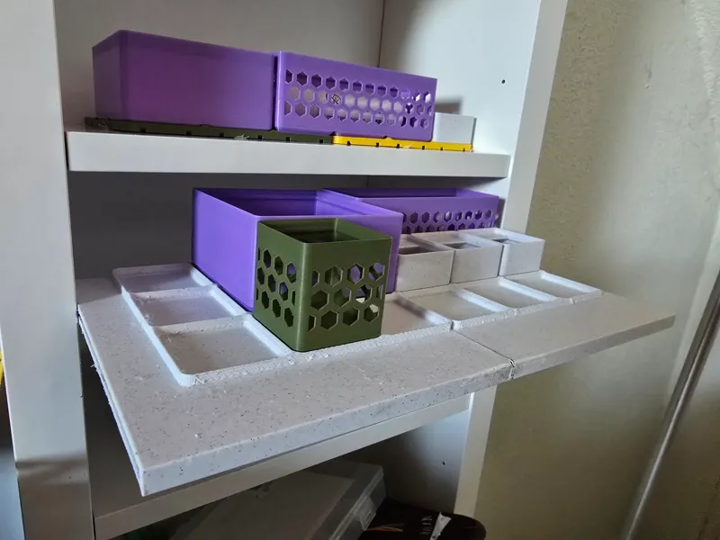 IKEA Micke Top Sliding Gridfinity shelf