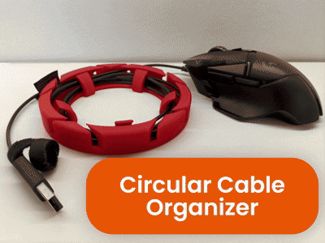 Circular Cable organizer | Organizador circular 