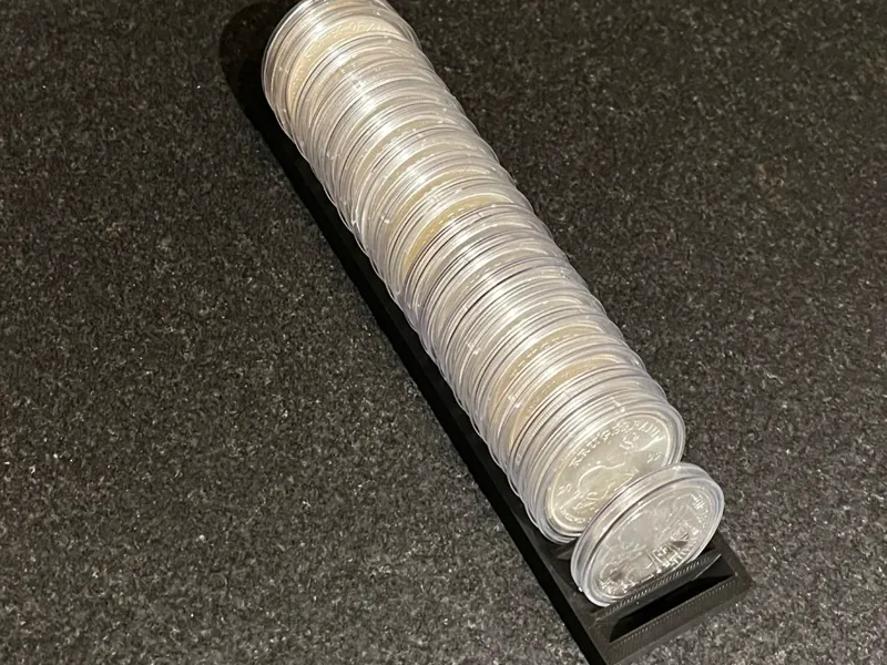 Silbermünzenhalter