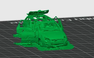 Wrecked Car 