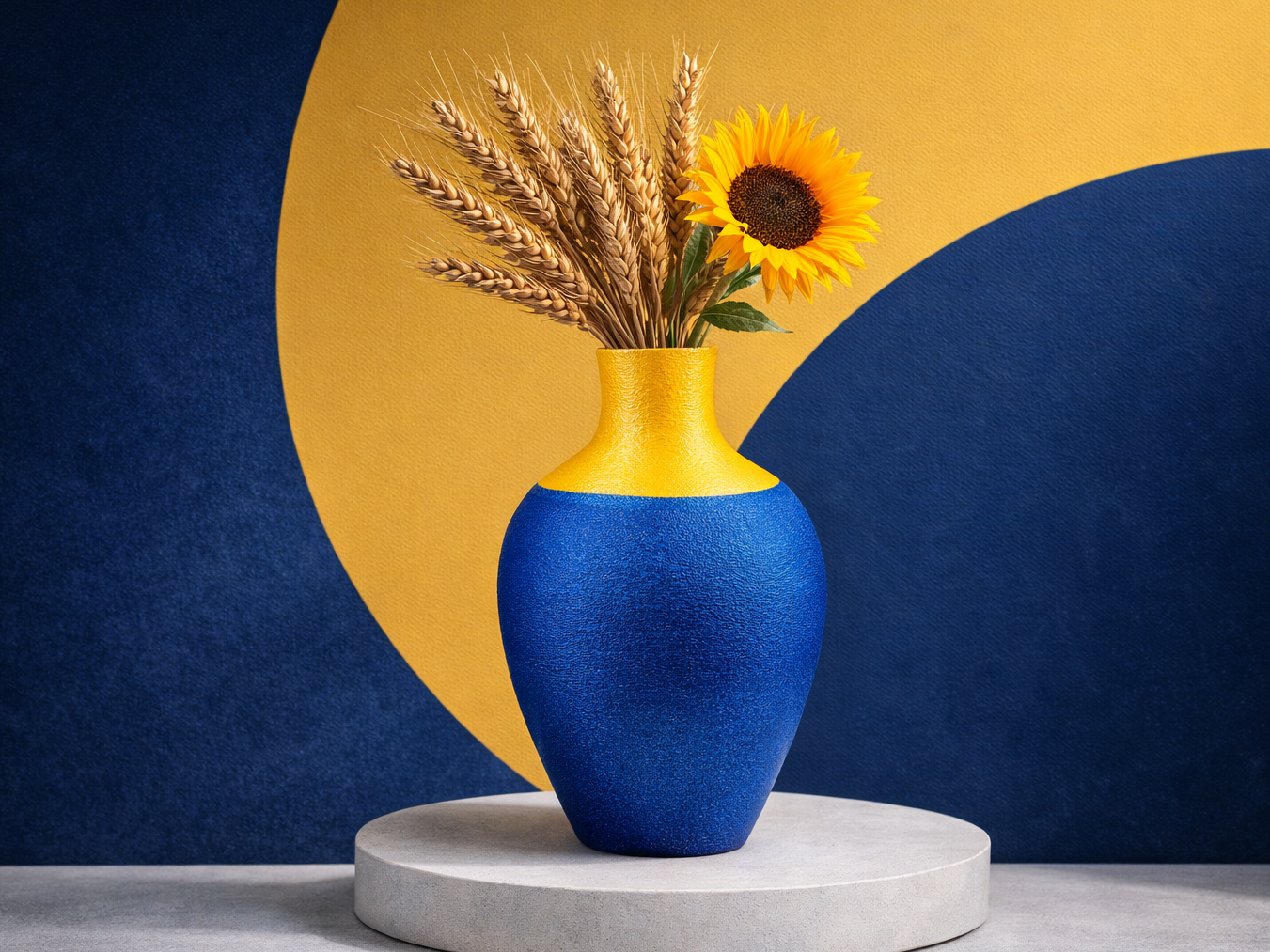 Dual Color Decorative Vase | Modern Home Decor