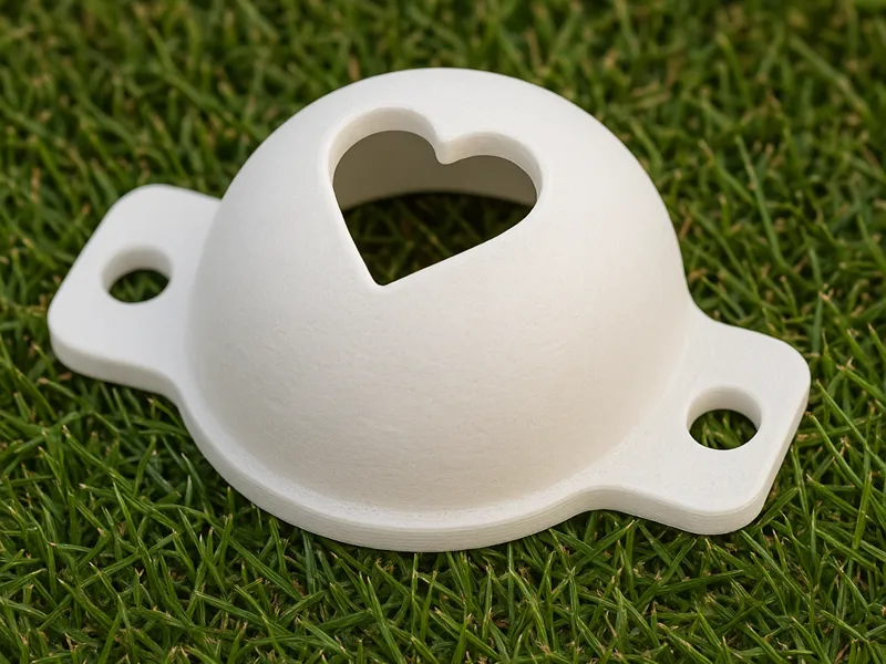 Golf ball stencil - HEART