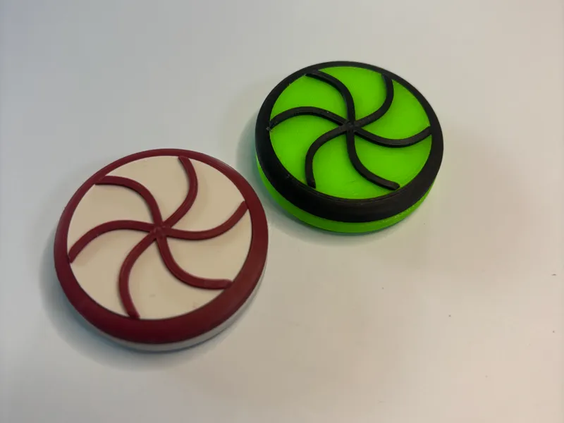 round magnetic fidget spinner