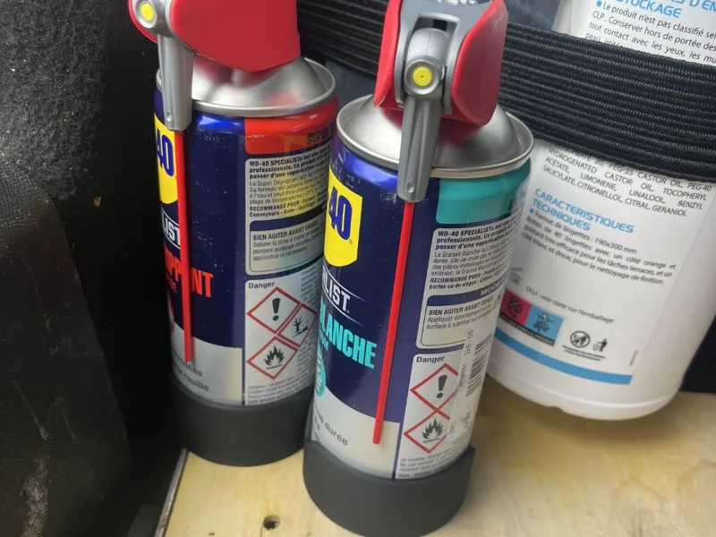 Support aérosol (WD40) 