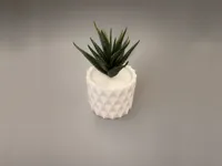 Cache-pot texturé pour plante — photo 1