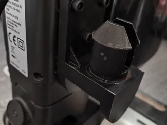 Shark vacuum nozzle and cable holder
