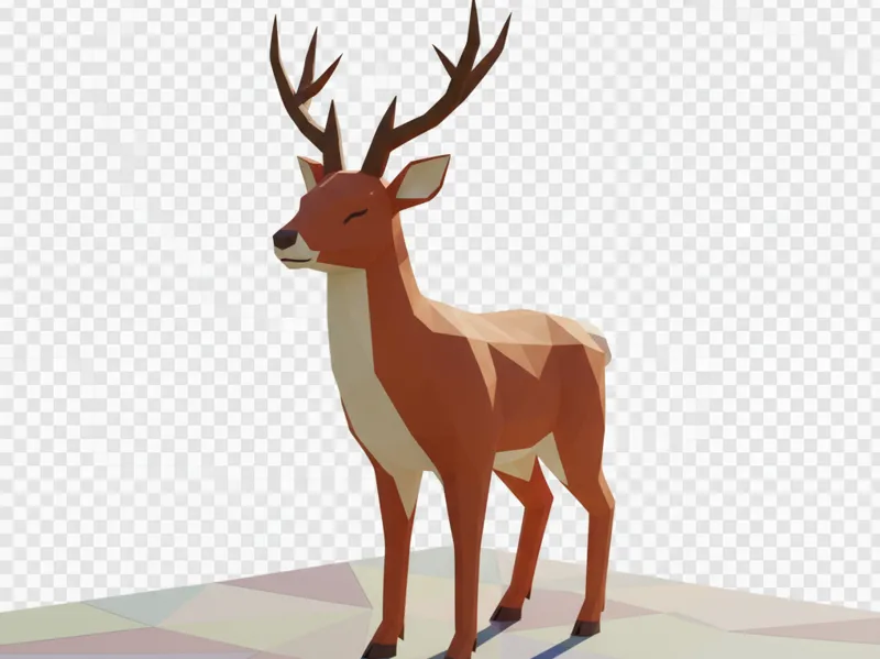 Low Poly Deer