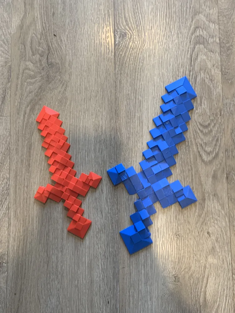Minecraft Sword - Free 3D Print Model - MakerWorld