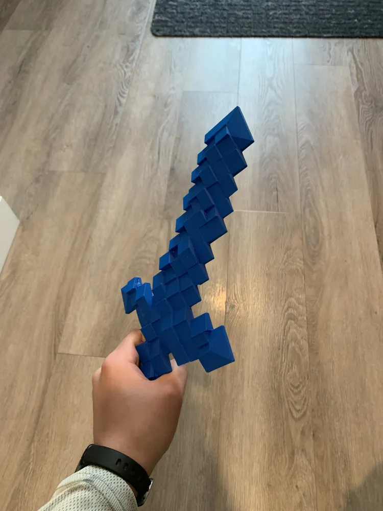 Minecraft Sword - Free 3D Print Model - MakerWorld
