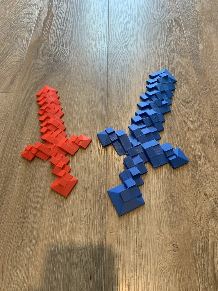 Minecraft Sword - Free 3D Print Model - MakerWorld