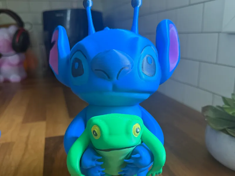 Stitch Holding Frog