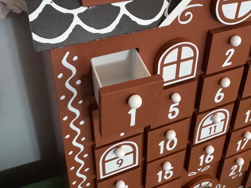Target Gingerbread House Calendar Door Stopper
