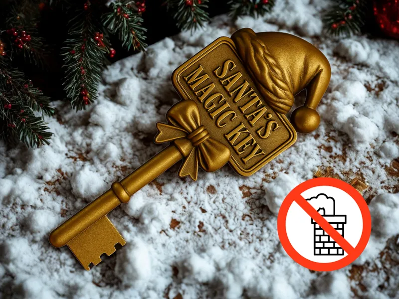 Santa’s Magic Key – For Homes Without a Chimney
