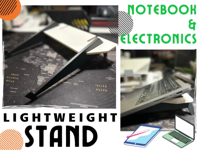 Ultra Lightweight Snap-fit Notebook Stand