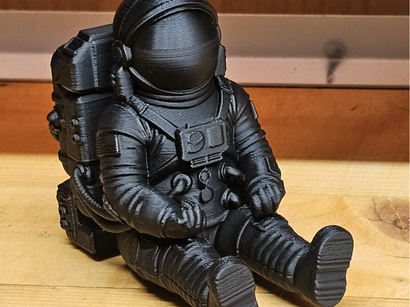 The astronaut watching