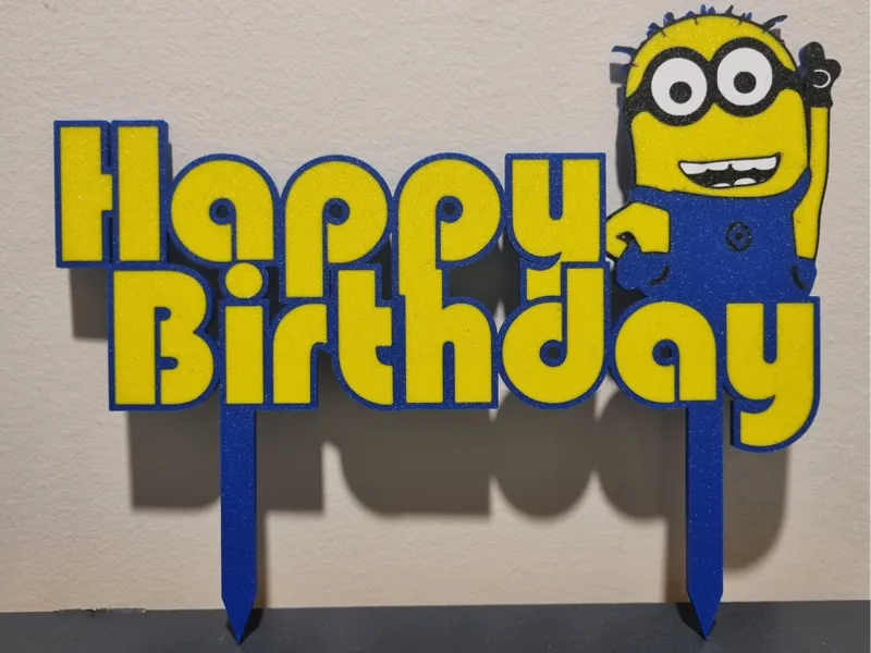 Minions Cake topper