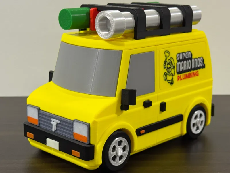 Mario Plumber Van storage box and candy box