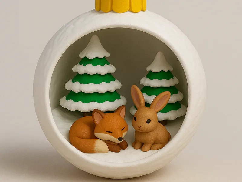 Winter Woodland Harmo Christmas Ornament