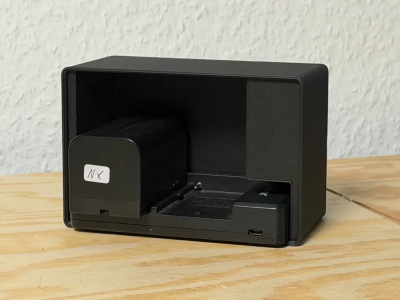 Blumax NP-F Charger Gridfinity Charging Box